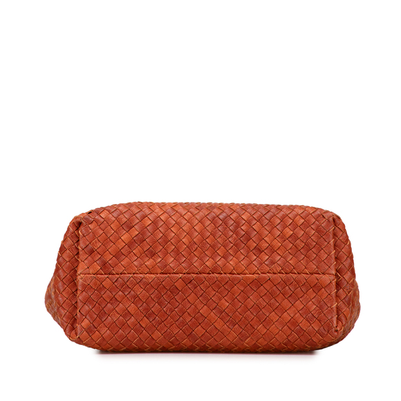 Pre-Loved Bottega Veneta Small Lambskin Intreccio Cabat Tote - Picture 3 of 11